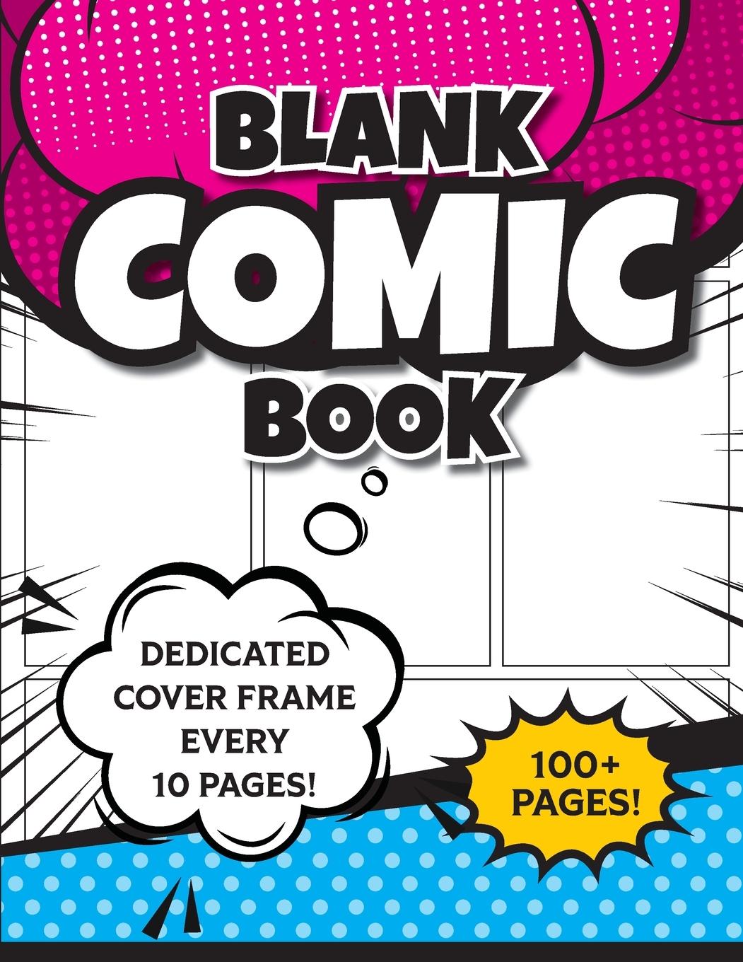 Knjiga Blank Comic Book (Magenta & Blue) 