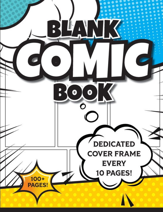 Kniha Blank Comic Book (Blue & Yellow) 