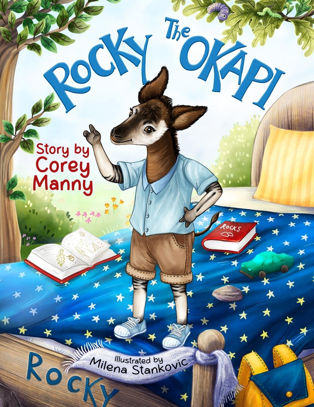 Kniha Rocky The Okapi Milena Stankovic