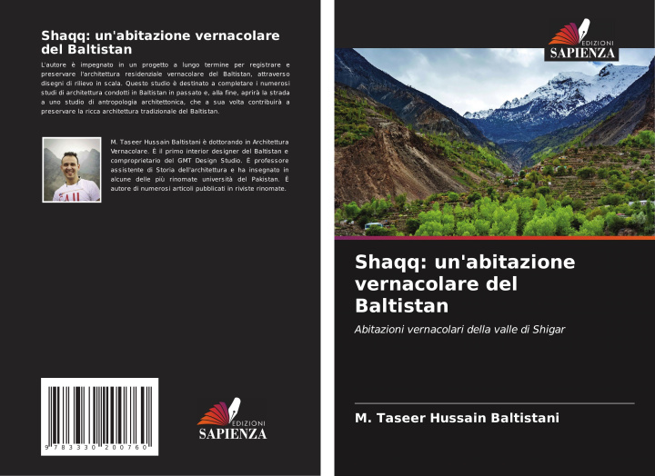 Libro Shaqq: un'abitazione vernacolare del Baltistan M. Taseer Hussain Baltistani