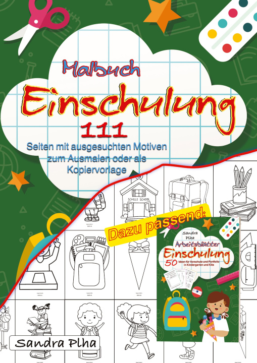 Kniha KitaFix Malbuch Einschulung Sandra Plha
