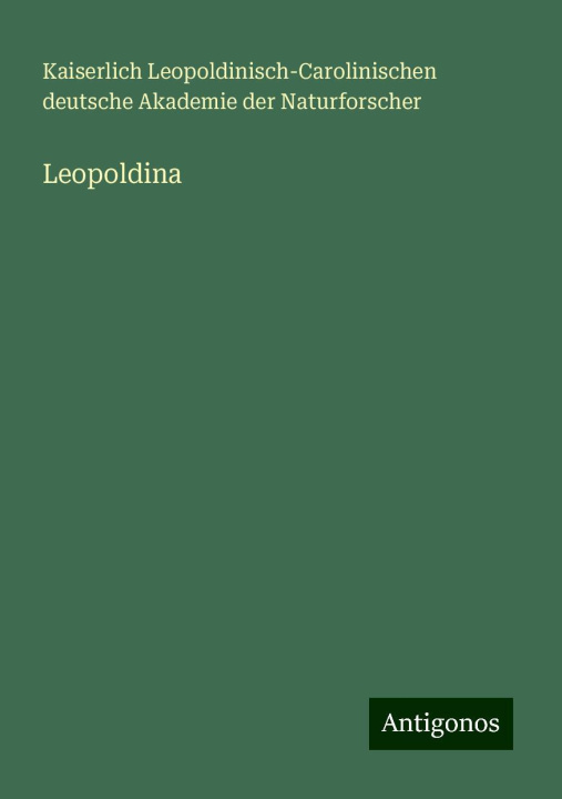 Kniha Leopoldina 