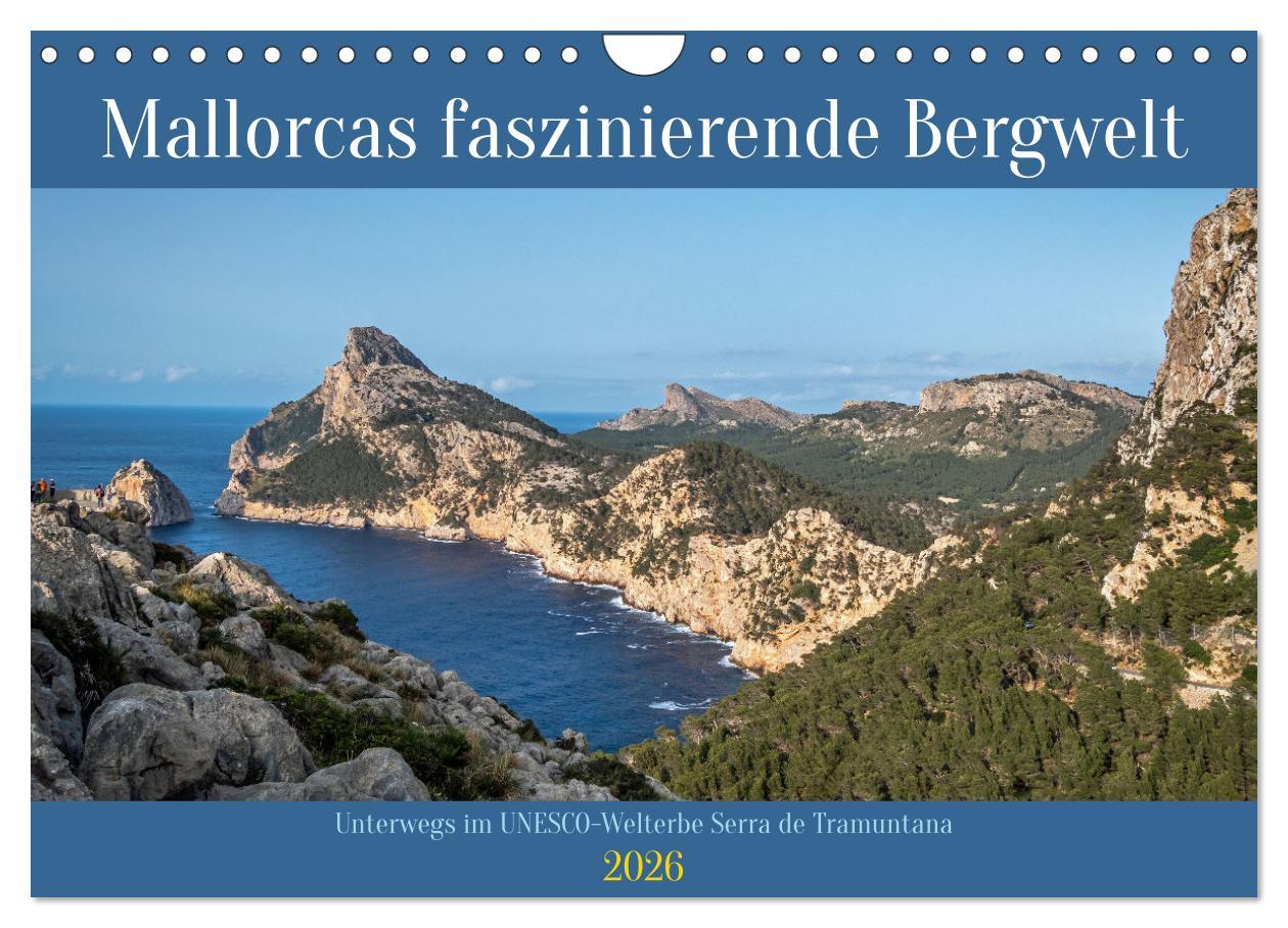 Kalendár/Diár Mallorcas faszinierende Bergwelt (Wandkalender 2026 DIN A4 quer), CALVENDO Monatskalender Calvendo