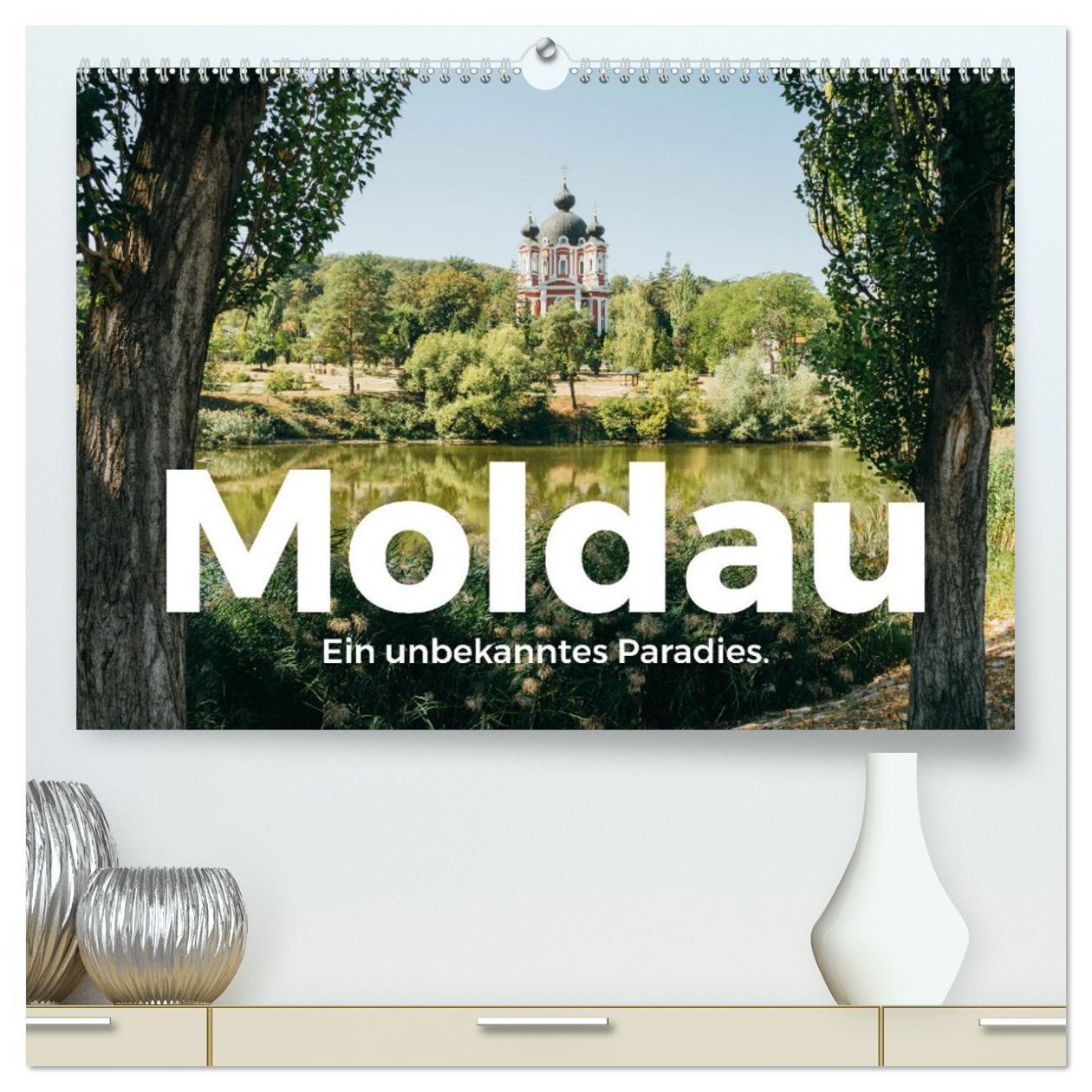 Kalendář/Diář Moldau - Ein unbekanntes Paradies. (hochwertiger Premium Wandkalender 2026 DIN A2 quer), Kunstdruck in Hochglanz Calvendo