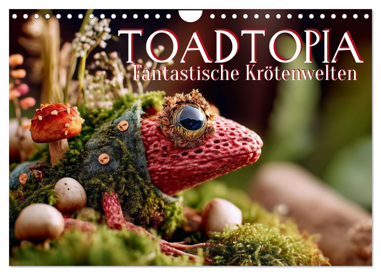 Kalendář/Diář Toadtopia. Fantastische Krötenwelten (Wandkalender 2026 DIN A4 quer), CALVENDO Monatskalender Calvendo