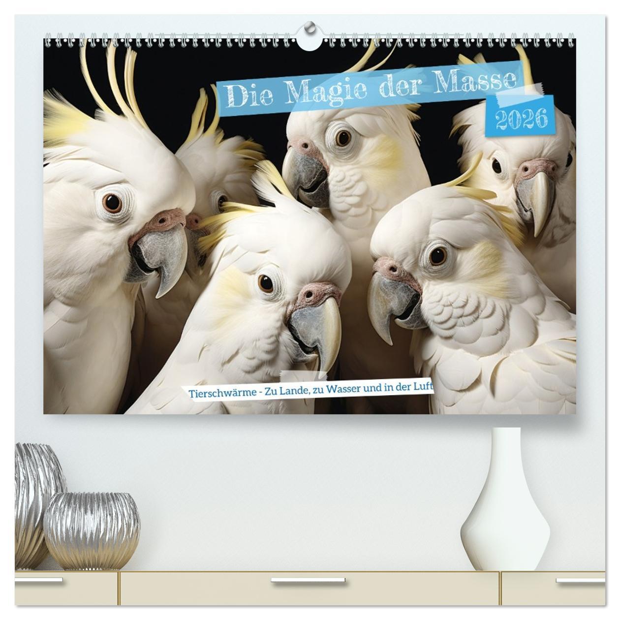 Kalendár/Diár Die Magie der Masse (hochwertiger Premium Wandkalender 2026 DIN A2 quer), Kunstdruck in Hochglanz Calvendo