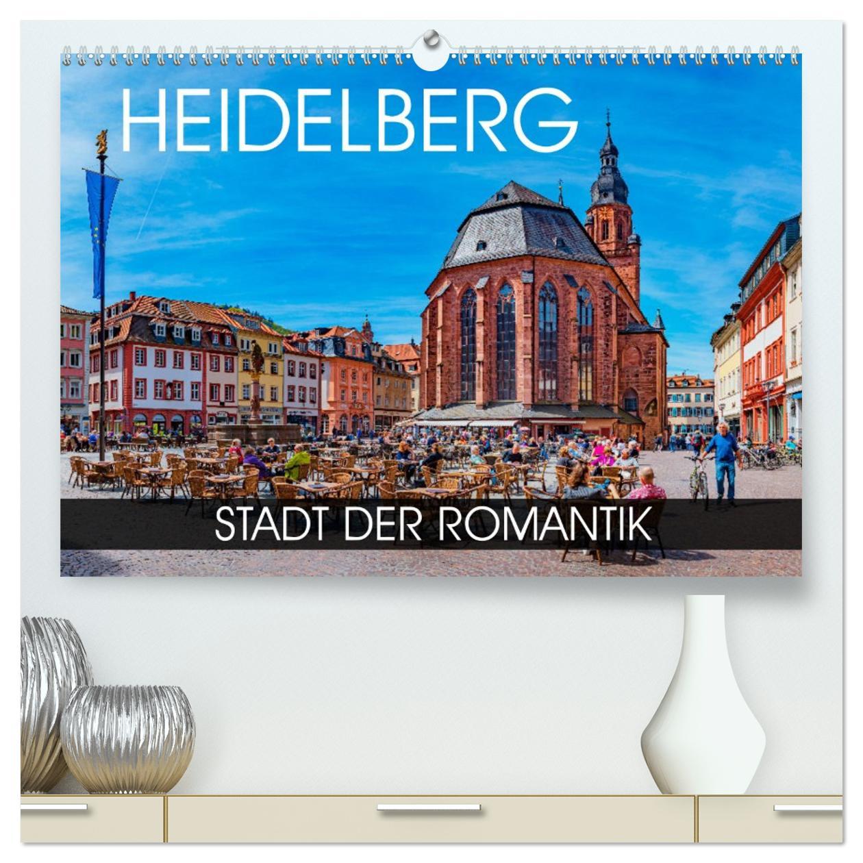 Kalendář/Diář Heidelberg - Stadt der Romantik (hochwertiger Premium Wandkalender 2026 DIN A2 quer), Kunstdruck in Hochglanz Calvendo