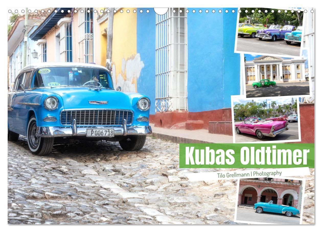 Kalendář/Diář Kubas Oldtimer (Wandkalender 2026 DIN A3 quer), CALVENDO Monatskalender Calvendo