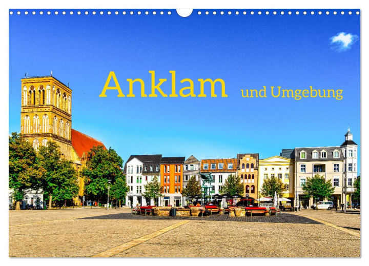 Kalendár/Diár Anklam und Umgebung (Wandkalender 2026 DIN A3 quer), CALVENDO Monatskalender Calvendo