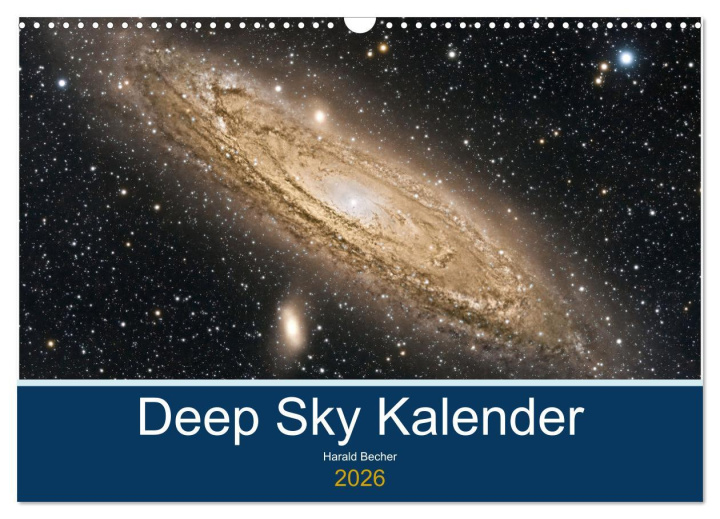 Kalendár/Diár Deep Sky Kalender (Wandkalender 2026 DIN A3 quer), CALVENDO Monatskalender Calvendo