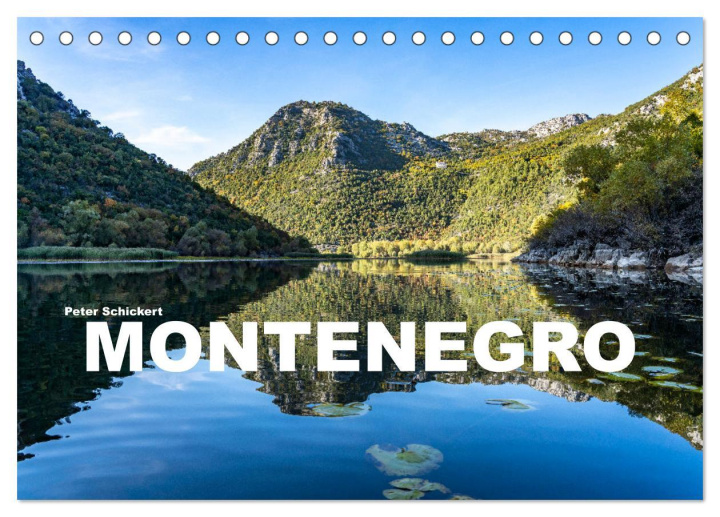 Kalendár/Diár Montenegro (Tischkalender 2026 DIN A5 quer), CALVENDO Monatskalender Calvendo