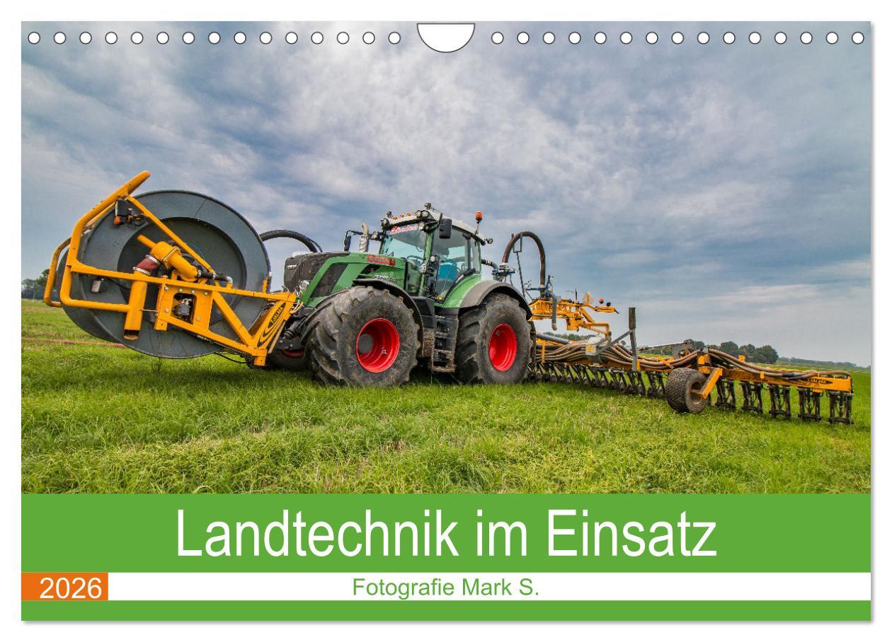 Kalendář/Diář Landtechnik im Einsatz (Wandkalender 2026 DIN A4 quer), CALVENDO Monatskalender Calvendo