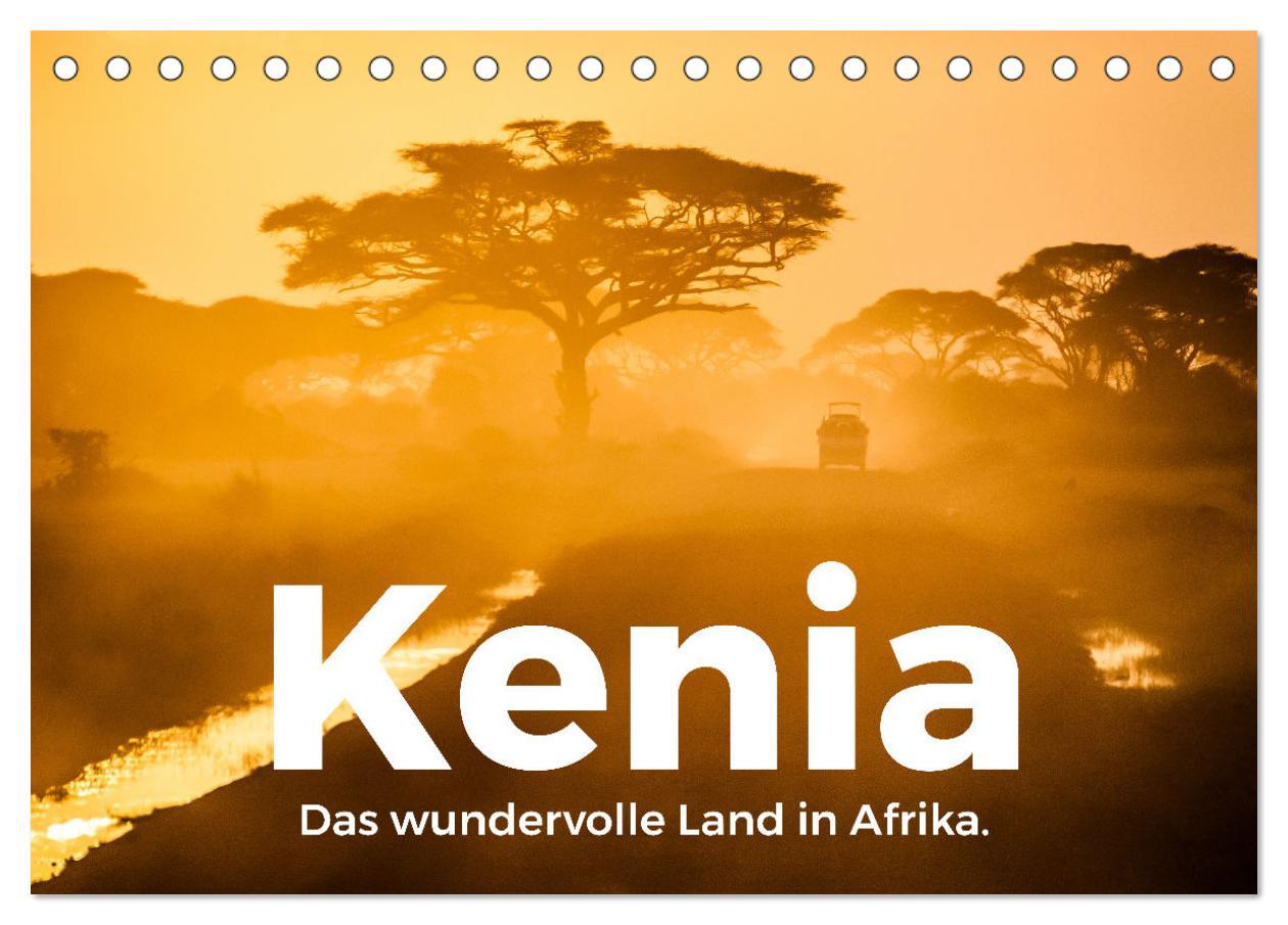 Kalendář/Diář Kenia - Das wundervolle Land in Afrika. (Tischkalender 2026 DIN A5 quer), CALVENDO Monatskalender Calvendo