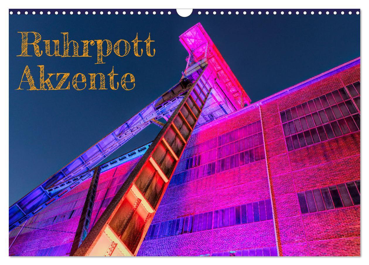 Kalendár/Diár Ruhrpott Akzente (Wandkalender 2026 DIN A3 quer), CALVENDO Monatskalender Calvendo