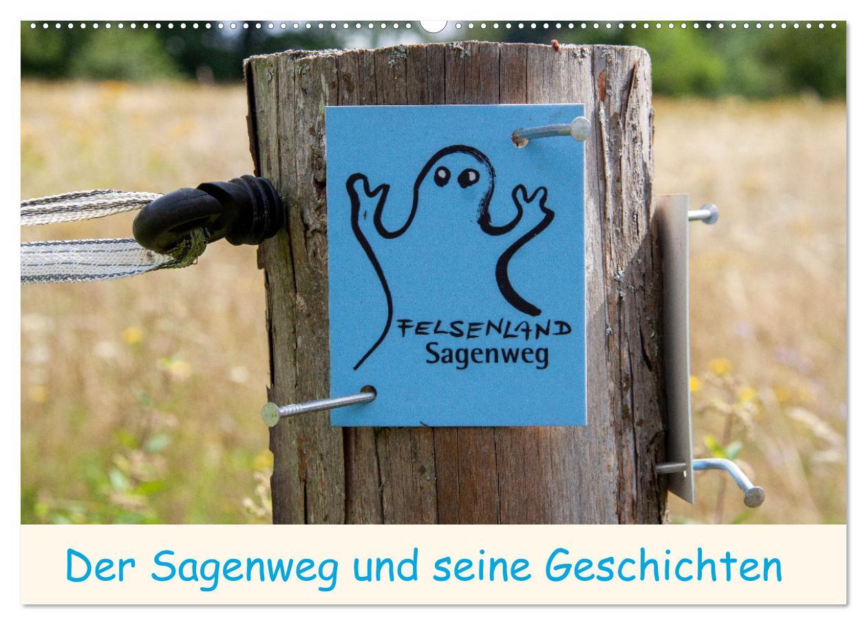 Kalendár/Diár Der Sagenweg und seine Geschichten (Wandkalender 2026 DIN A2 quer), CALVENDO Monatskalender Calvendo