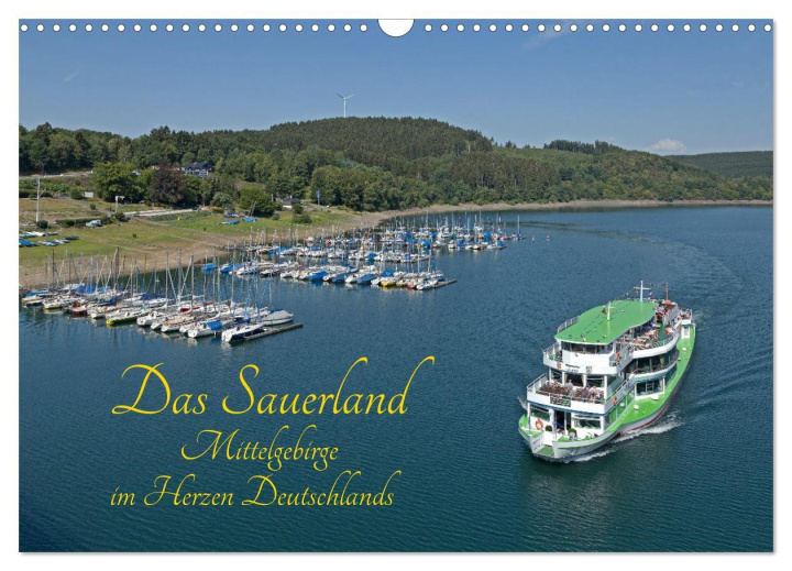 Kalendár/Diár Das Sauerland - Mittelgebirge im Herzen Deutschlands (Wandkalender 2026 DIN A3 quer), CALVENDO Monatskalender Calvendo