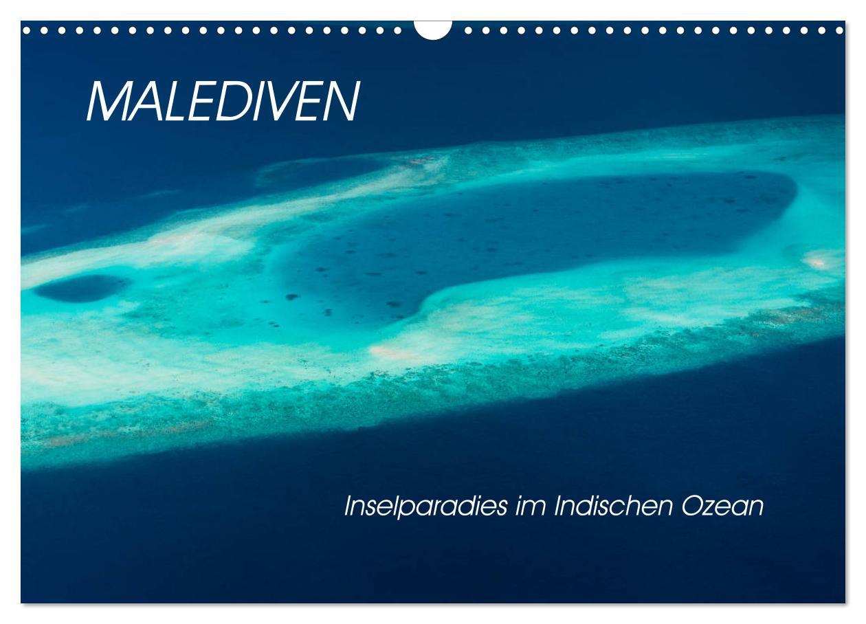 Kalendár/Diár Malediven - Inselparadies im Indischen Ozean (Wandkalender 2026 DIN A3 quer), CALVENDO Monatskalender Calvendo