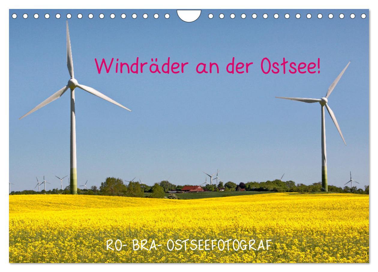 Kalendář/Diář Windräder an der Ostsee! (Wandkalender 2026 DIN A4 quer), CALVENDO Monatskalender Calvendo