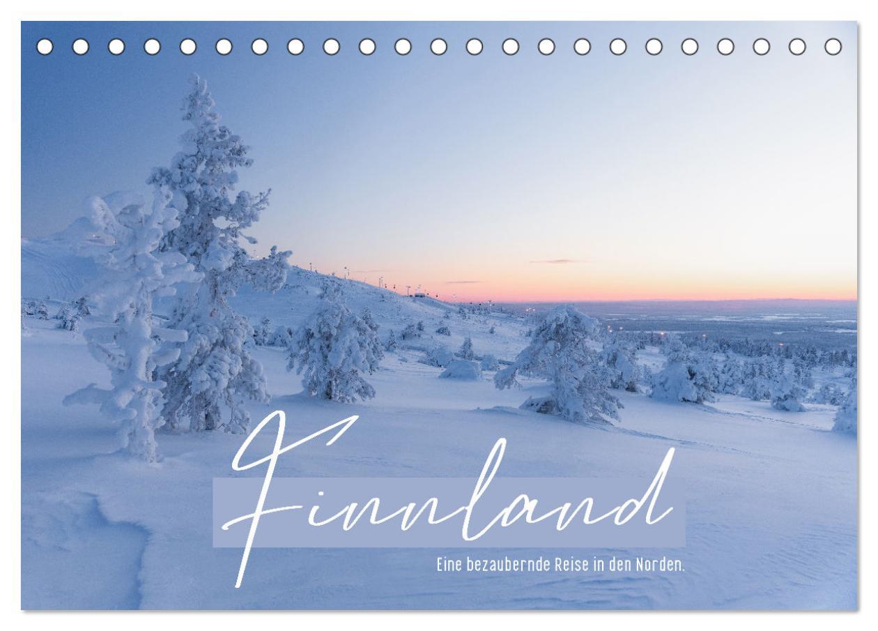 Kalendář/Diář Finnland - Eine bezaubernde Reise in den Norden. (Tischkalender 2026 DIN A5 quer), CALVENDO Monatskalender Calvendo