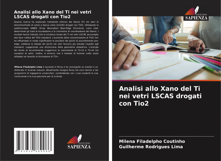 Libro Analisi allo Xano del Ti nei vetri LSCAS drogati con Tio2 Guilherme Rodrigues Lima