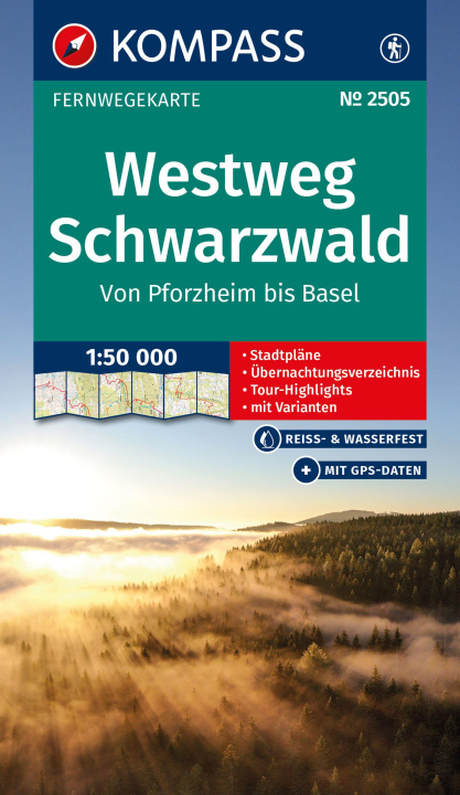 Kniha Westweg Schwarzwald 