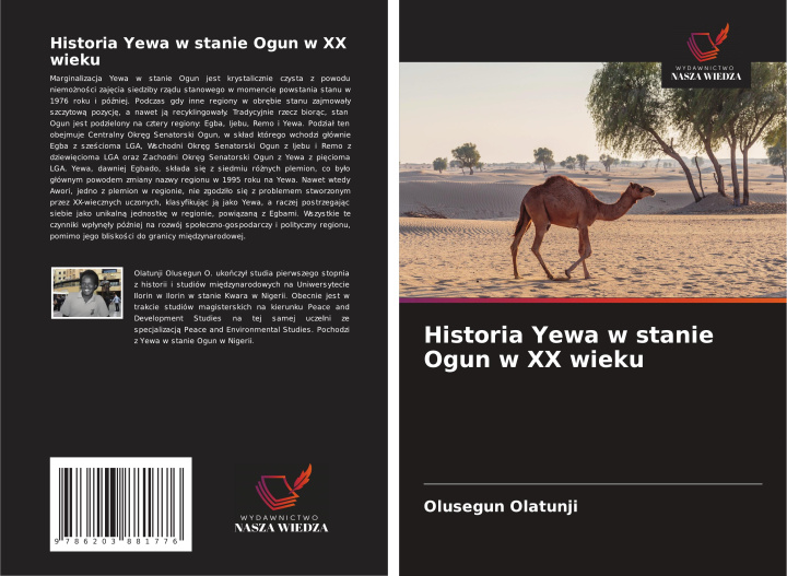 Knjiga Historia Yewa w stanie Ogun w XX wieku Olusegun Olatunji
