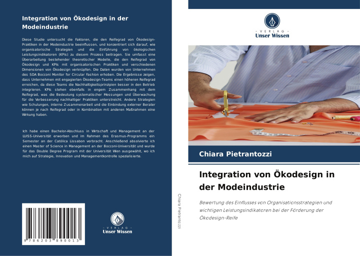 Kniha Integration von Ökodesign in der Modeindustrie Chiara Pietrantozzi