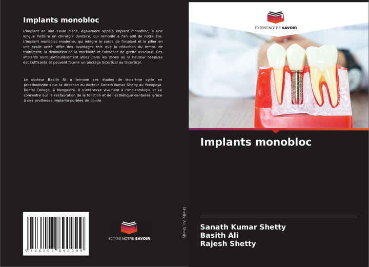 Kniha Implants monobloc Basith Ali