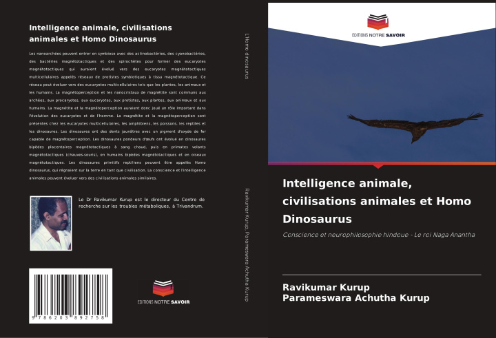 Knjiga Intelligence animale, civilisations animales et Homo Dinosaurus Parameswara Achutha Kurup