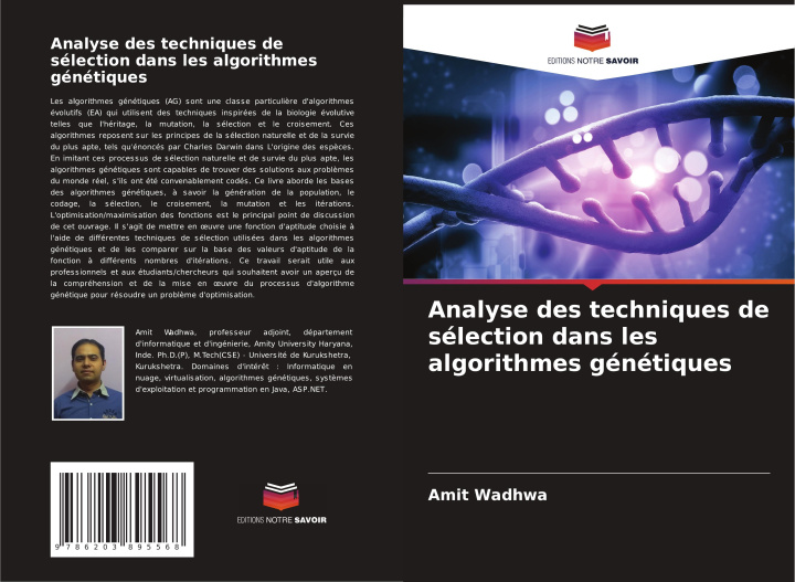 Kniha Analyse des techniques de sélection dans les algorithmes génétiques Amit Wadhwa