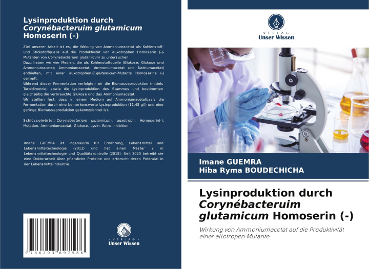 Kniha Lysinproduktion durch Corynébacteruim glutamicum Homoserin (-) Hiba Ryma Boudechicha