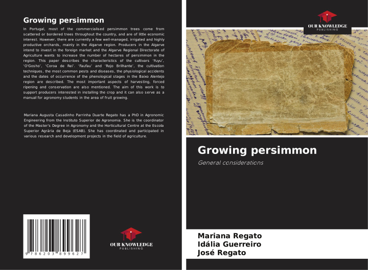 Kniha Growing persimmon Idália Guerreiro