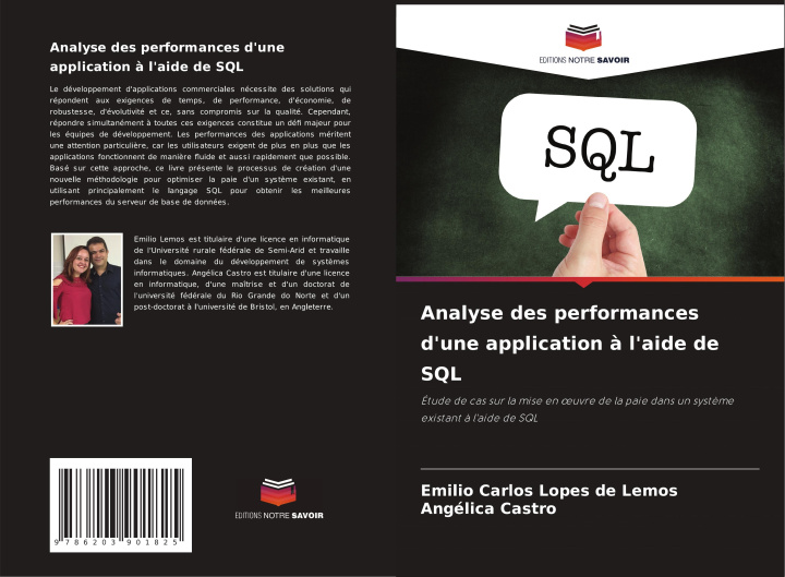 Kniha Analyse des performances d'une application ? l'aide de SQL Angélica Castro