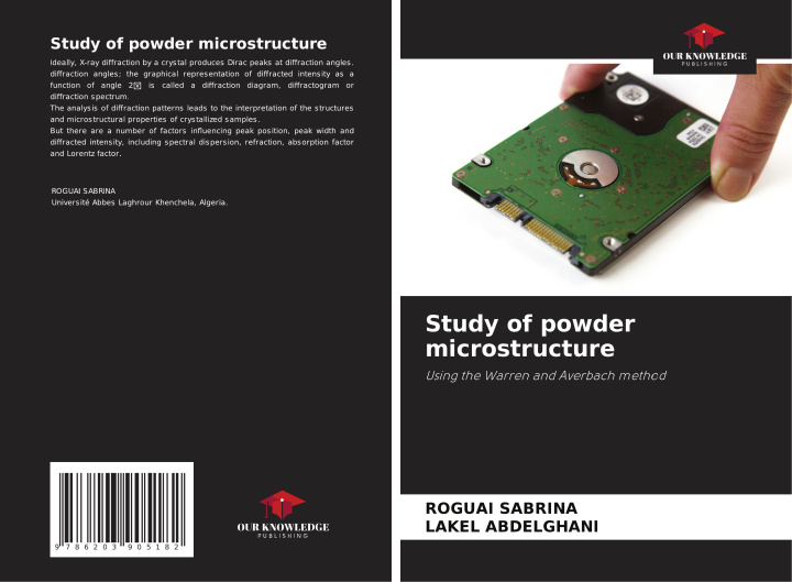 Knjiga Study of powder microstructure Lakel Abdelghani