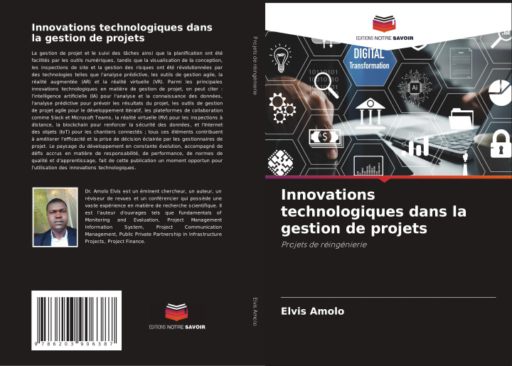 Kniha Innovations technologiques dans la gestion de projets ELVIS AMOLO
