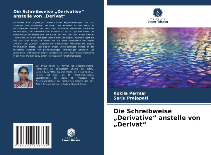 Kniha Die Schreibweise "Derivative" anstelle von "Derivat" Sarju Prajapati