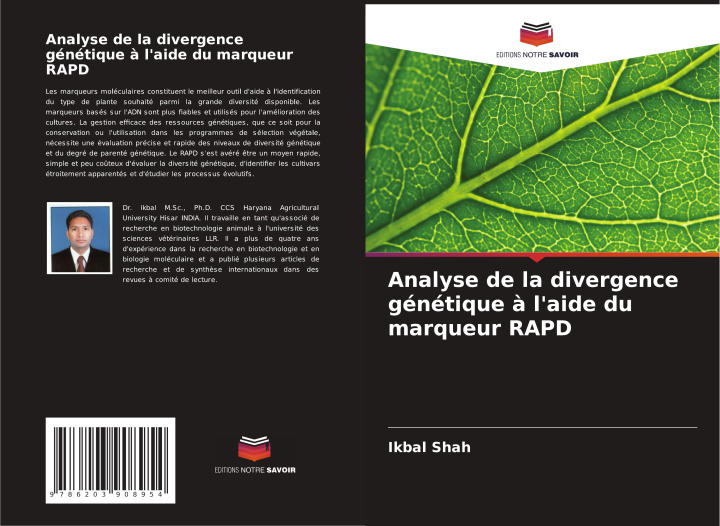 Βιβλίο Analyse de la divergence génétique ? l'aide du marqueur RAPD Ikbal Shah