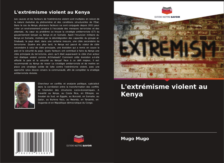 Carte L'extrémisme violent au Kenya Mugo Mugo