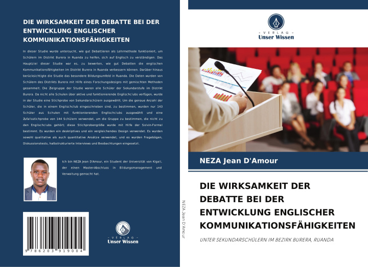 Kniha DIE WIRKSAMKEIT DER DEBATTE BEI DER ENTWICKLUNG ENGLISCHER KOMMUNIKATIONSFÄHIGKEITEN NEZA Jean D'Amour