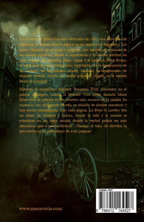 Kniha La bruja de Londres ANDREA NATALONI