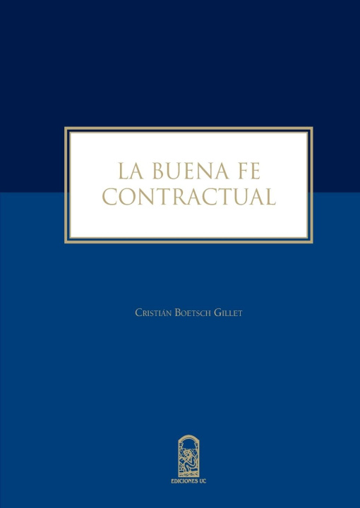 Kniha La buena fe contractual 