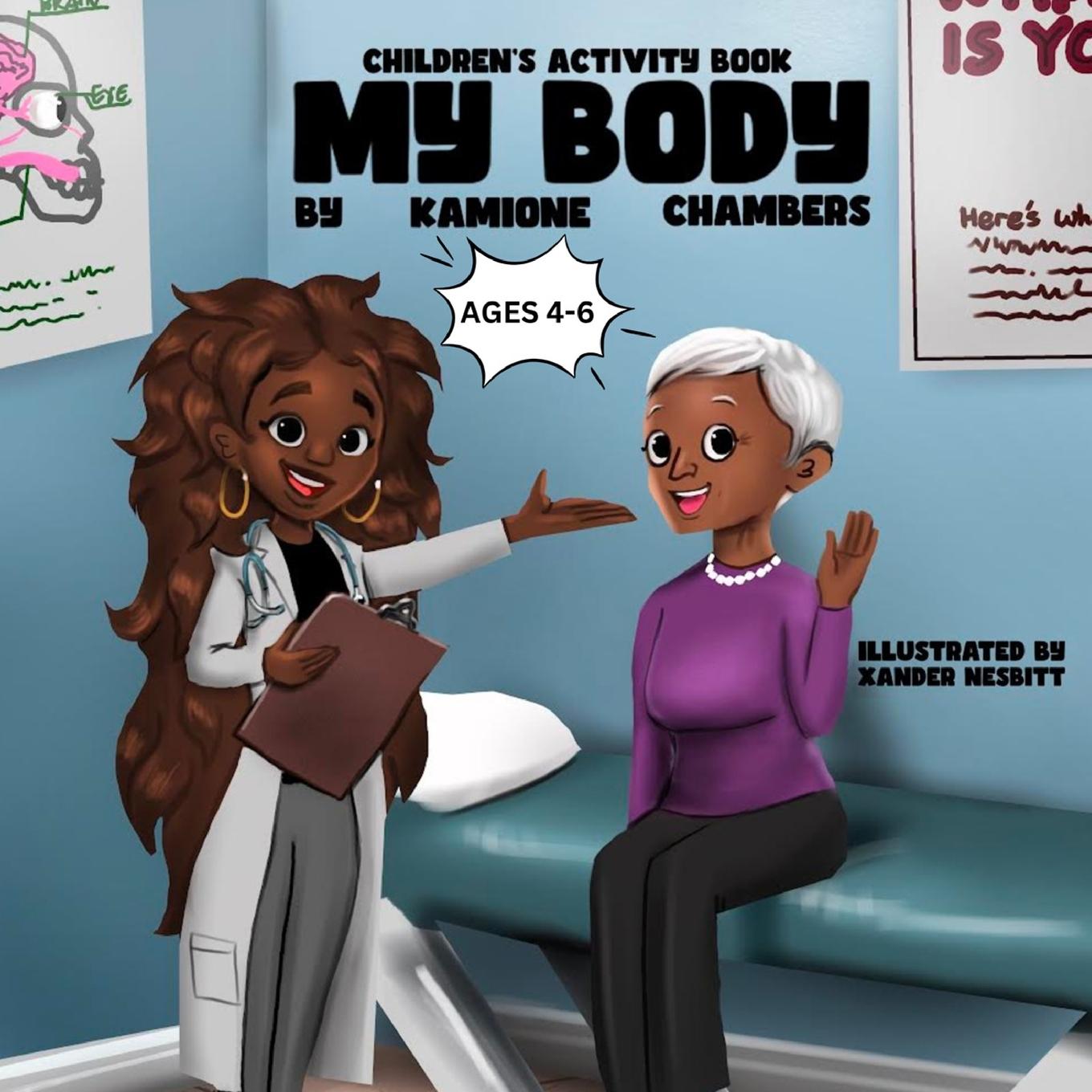 Kniha My Body Children's Activity Book Xander Nesbitt