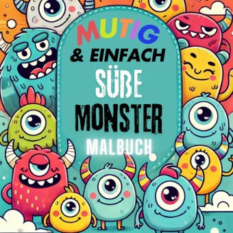 Kniha Niedliche Monster Malbuch Adriana Saru