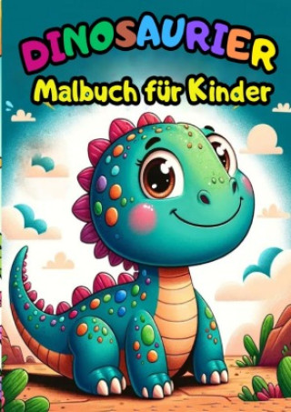 Kniha Dinosaurier  Malbuch Adriana Saru