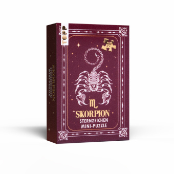 Hra/Hračka Sternzeichen Mini-Puzzle Skorpion frechverlag