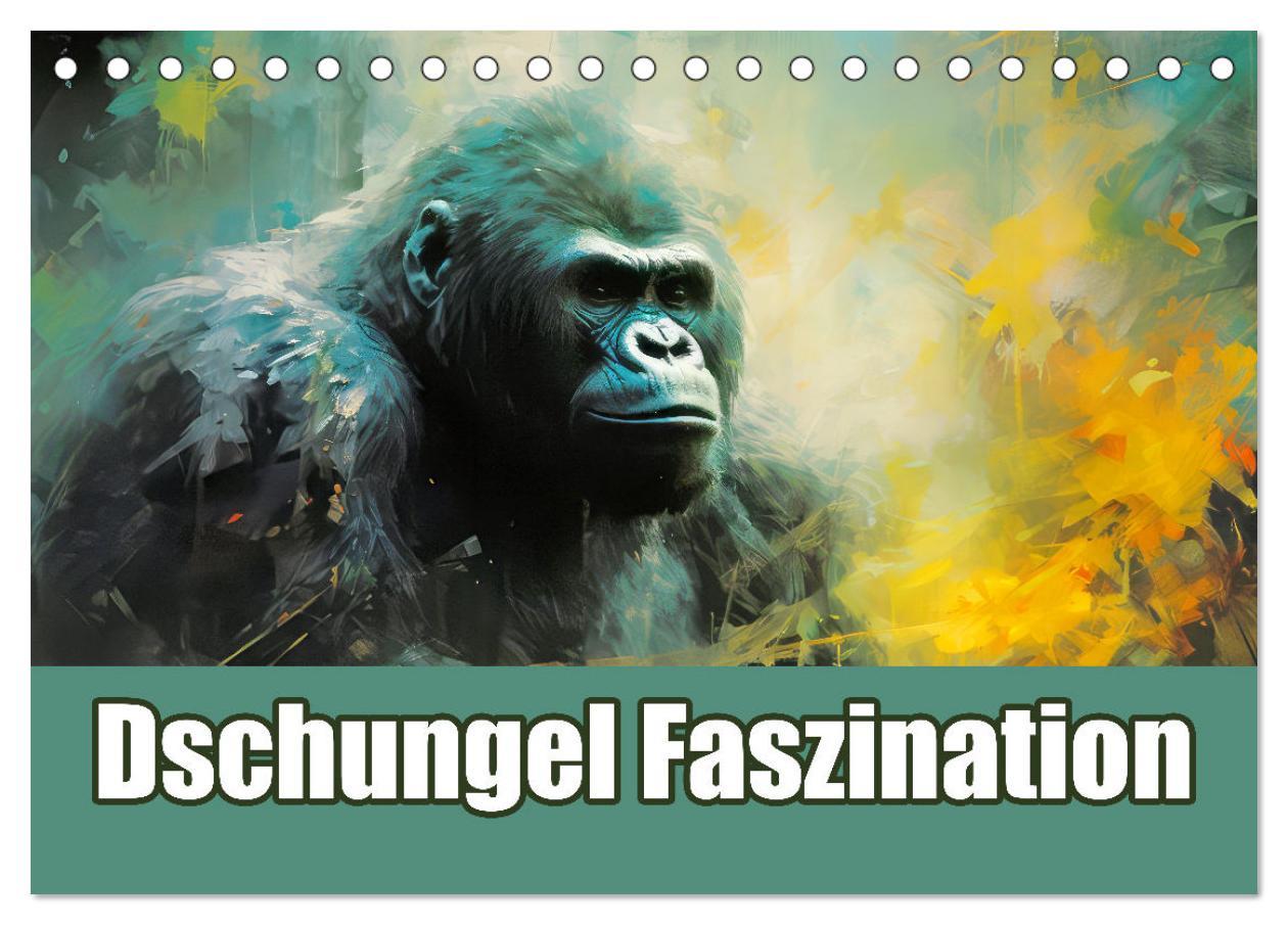 Kalendár/Diár Dschungel Faszination (Tischkalender 2026 DIN A5 quer), CALVENDO Monatskalender Calvendo