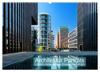Kalendář/Diář Architektur Porträts (Wandkalender 2026 DIN A2 quer), CALVENDO Monatskalender Calvendo
