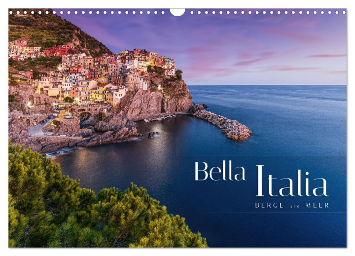 Kalendár/Diár Bella Italia - Berge und Meer (Wandkalender 2026 DIN A3 quer), CALVENDO Monatskalender Calvendo