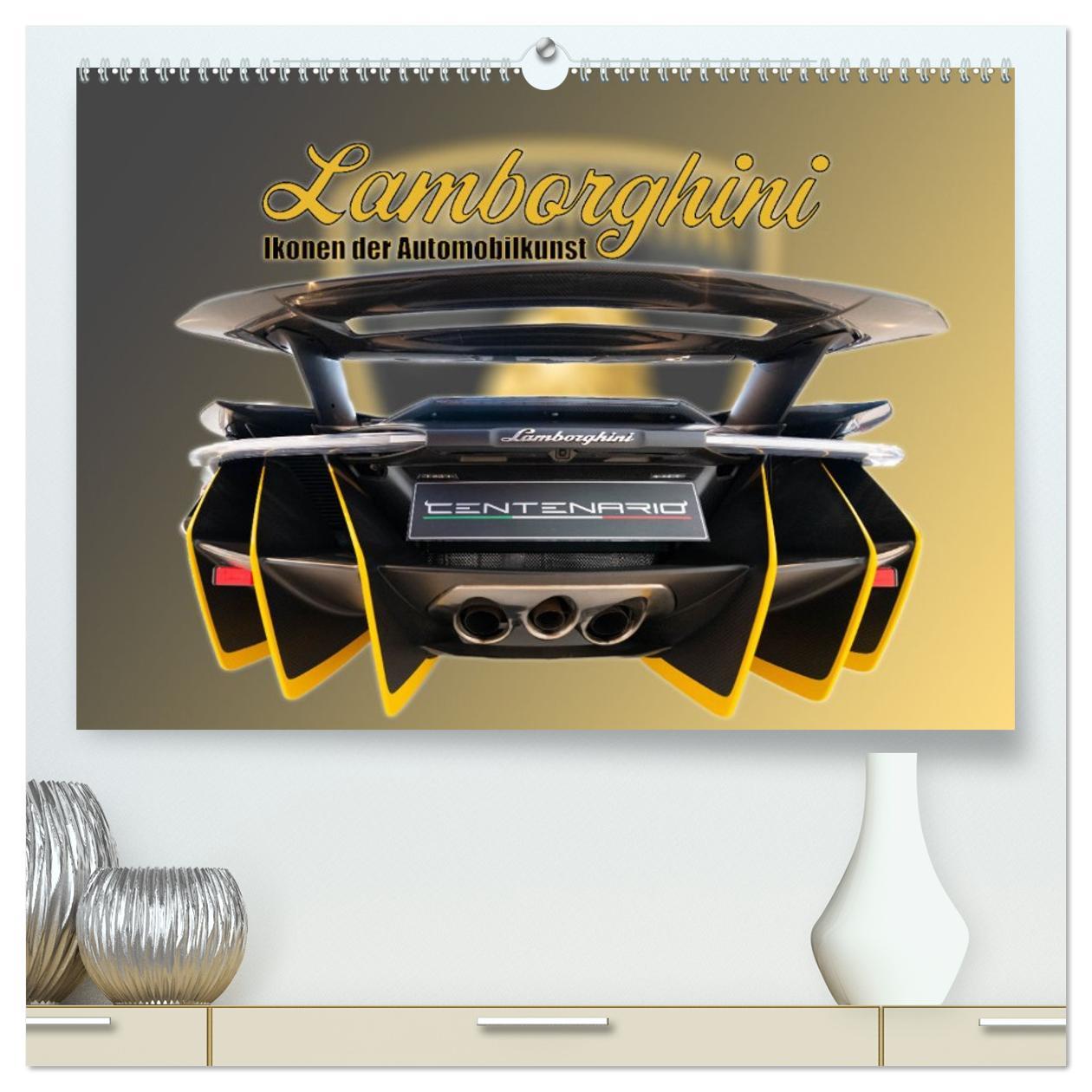 Kalendár/Diár Ikonen der Automobilkunst (hochwertiger Premium Wandkalender 2026 DIN A2 quer), Kunstdruck in Hochglanz Calvendo