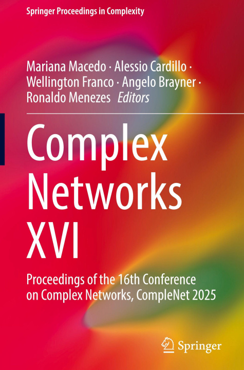 Kniha Complex Networks XVI Mariana Macedo